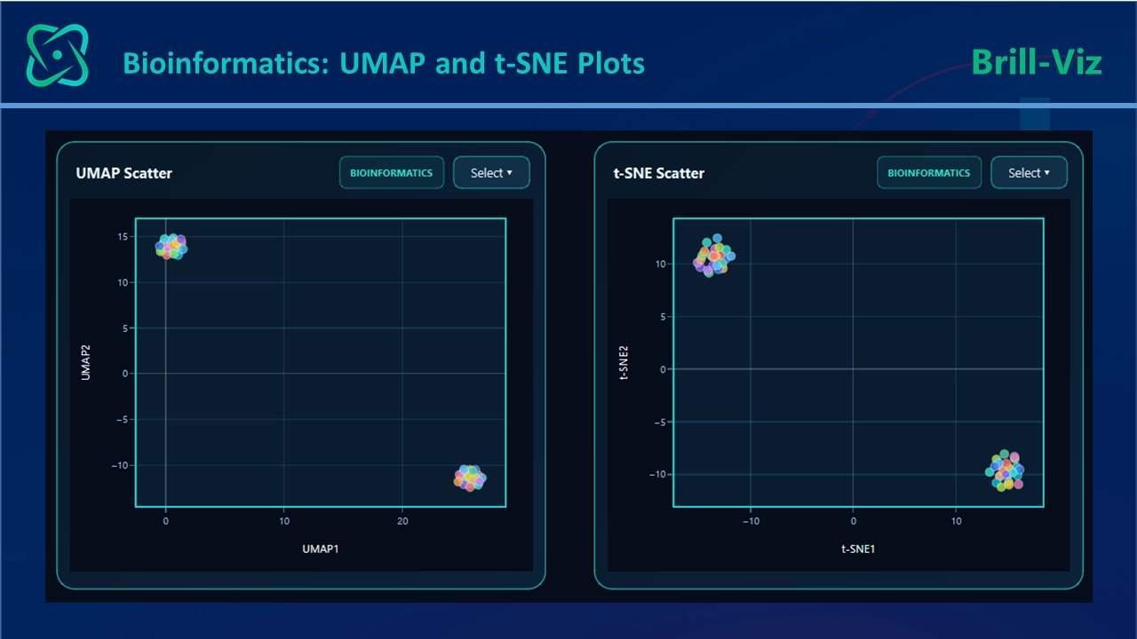 UMAP and t-SNE charts